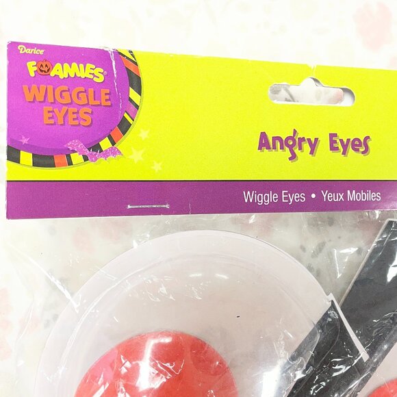 Package of 2 sets of Wiggly Angry Eyes - Funny! 2 Have been Used - 2 Unused - Picture 2 of 8